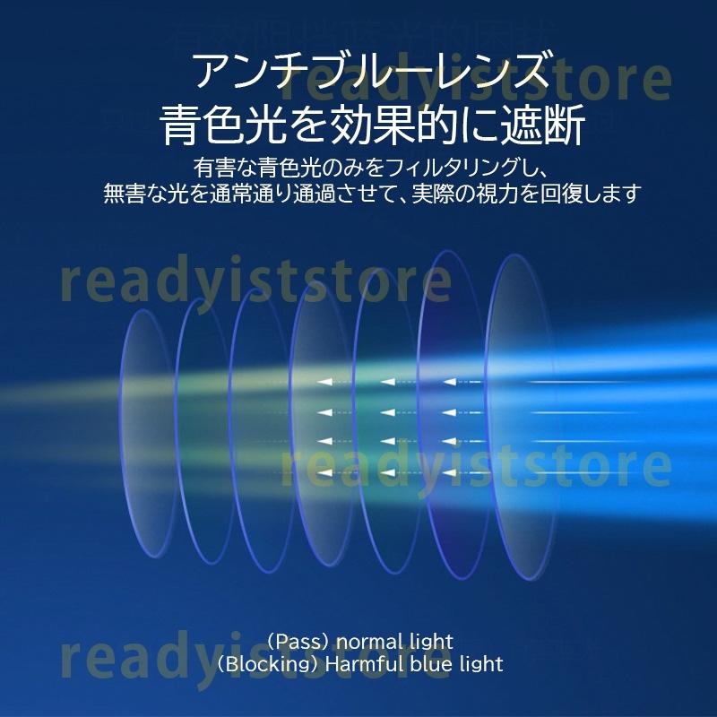 送料無料 老眼鏡 超弾力性 アンチブルーライト 眼鏡 シニアグラス 薄い TR素材 度数+0.00-4.0 おしゃれ 敬老の日 おすすめ 男女兼用 度数チェック|readyiststore|03