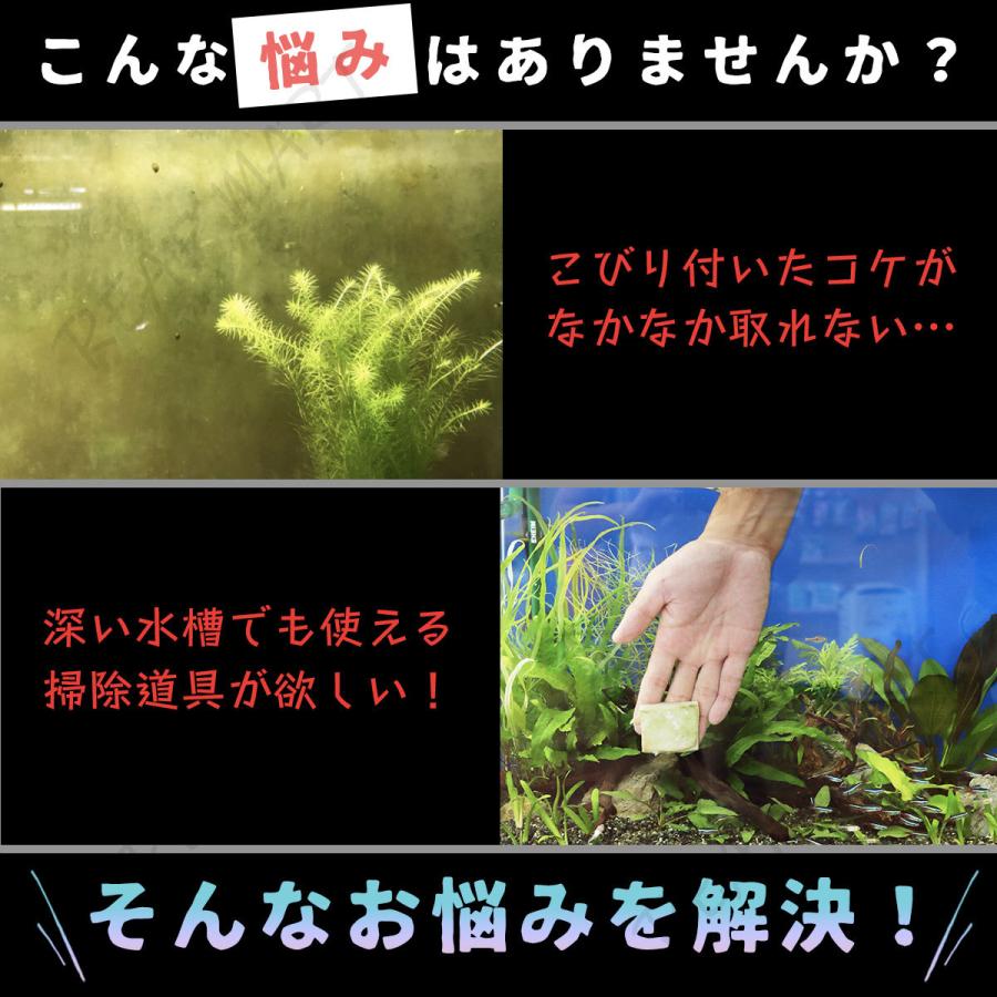 コケ取り スクレーパー プロレイザー 65cm 46cm 苔取り 替え刃11枚付 アクアリウム 水草 苔 水槽 掃除 クリーナー 藻 苔 コケ 対策 リーフマート 通販 Yahoo ショッピング