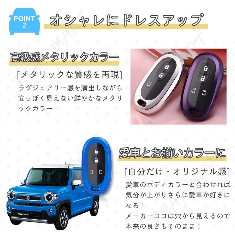 スズキ スマート キーケース カバー アルト エブリイワゴン ラパン