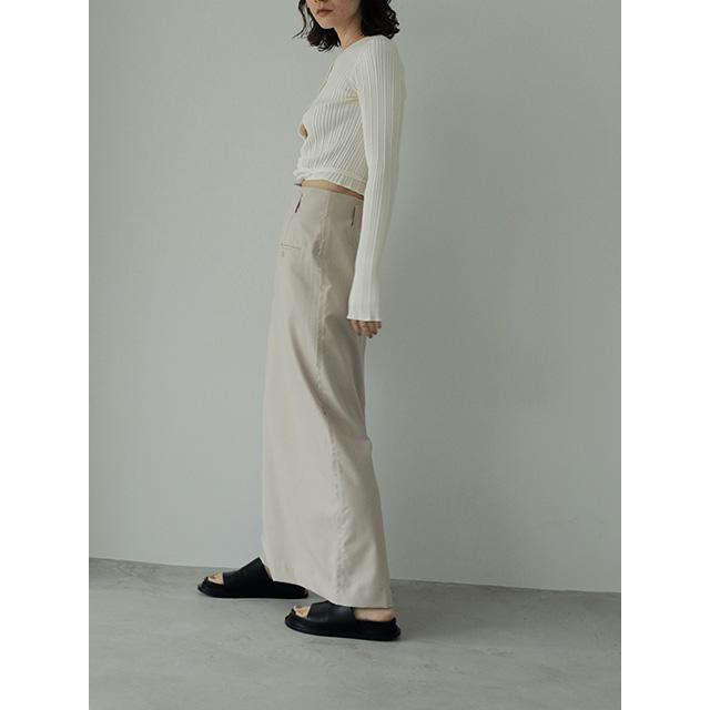 土日祝も即日発送/anuke アンヌーク Twill Pocket Skirt 62410803 2024 