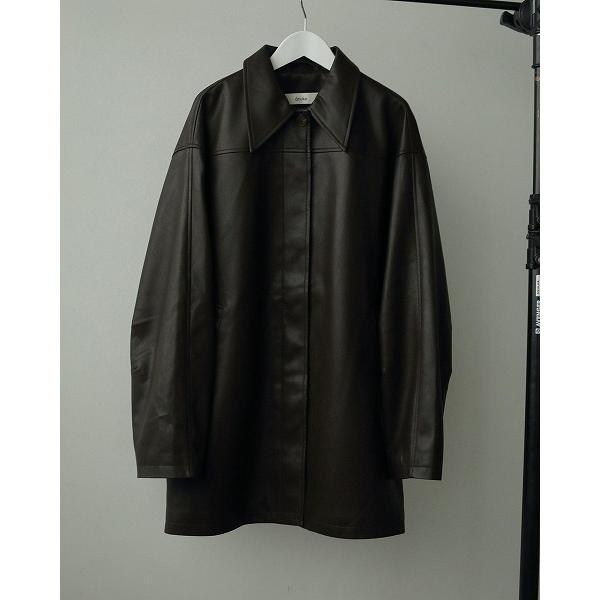 anuke（アンヌーク） 【SOLD OUT】anuke Ecoleather Over Jacket