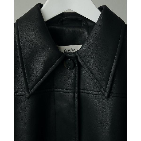 anuke（アンヌーク） 【SOLD OUT】anuke Ecoleather Over Jacket