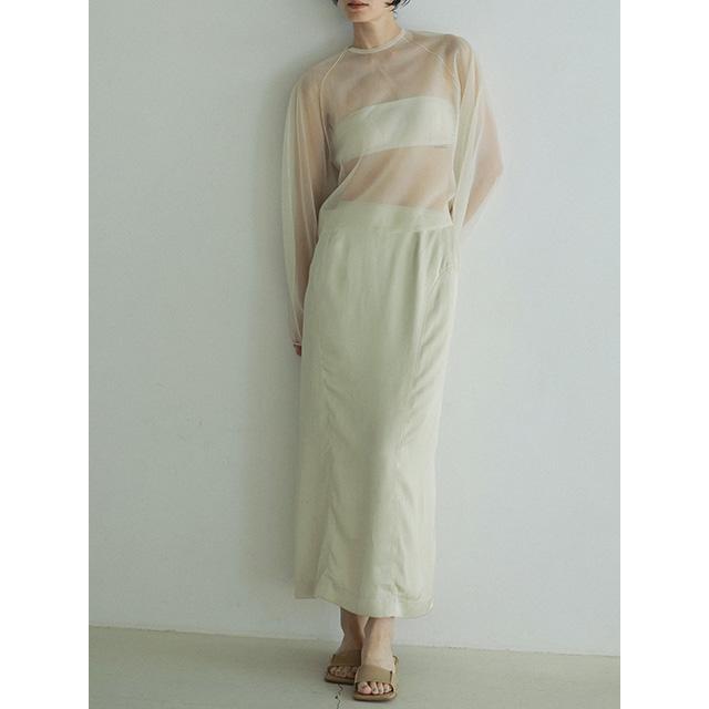 anuke（アンヌーク） 即日発送/anuke Satin Pencil Skirt 62510808