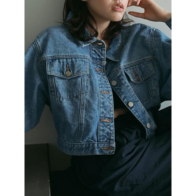 anuke GWも即日発送/anuke アンヌーク Short Denim Jacket anuke GWも即日発送/anuke アンヌーク Short Denim Jacket