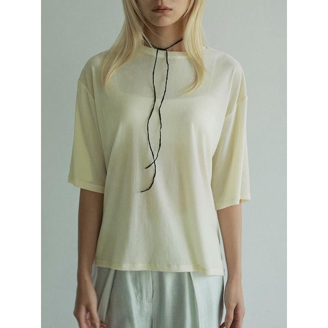 anuke GWも即日発送/anuke アンヌーク Sheer Velour T-shirts anuke GWも即日発送/anuke アンヌーク Sheer Velour T-shirts
