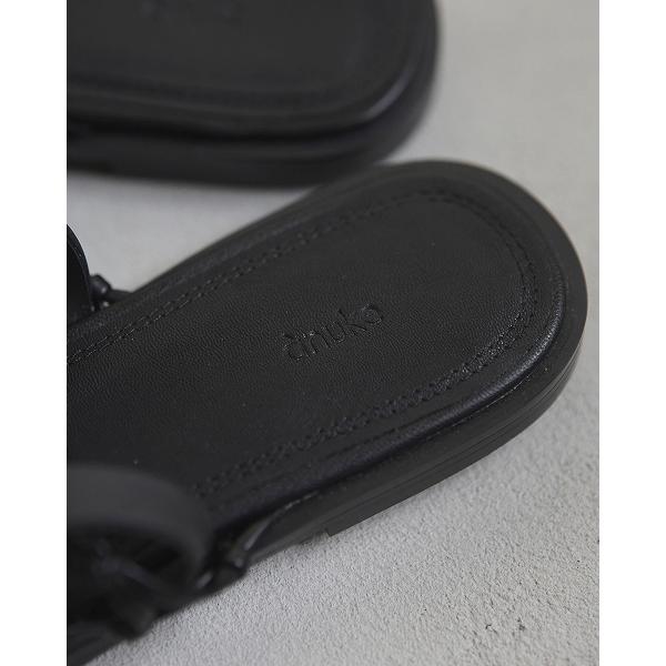 anuke（アンヌーク） 即日発送(火曜除く)/anuke Braid Flat Shoes
