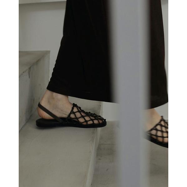 anuke 即日発送(火曜除く)/anuke アンヌーク Braid Flat Shoes