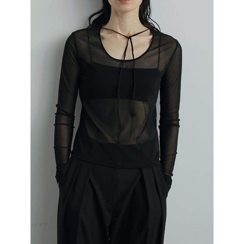 anuke 即日発送/anuke アンヌーク 2way Sheer Tops 62520609