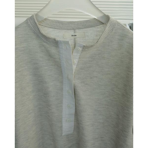 anuke（アンヌーク） 即日発送/anuke Waffle Henley Tops 62520628