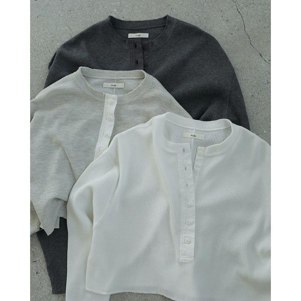 anuke（アンヌーク） 即日発送/anuke Waffle Henley Tops 62520628
