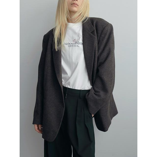 anuke 土日祝も即日発送/anuke アンヌーク Herringbone Wool Jacket