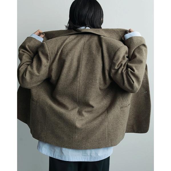 anuke 即日発送/anuke アンヌーク Herringbone Wool Jacket 62520107