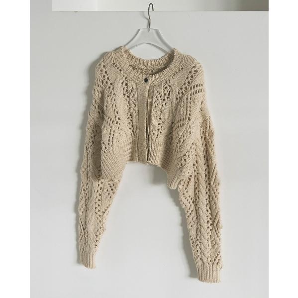 トップス anuke cable knit cardigan anuke Cable Knit Cardigan