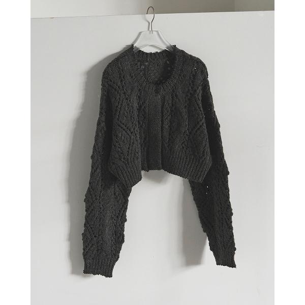anuke 予約商品/anuke アンヌーク Cable Knit Cardigan 62520507