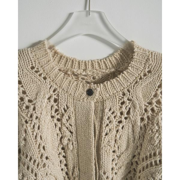 anuke 予約商品/anuke アンヌーク Cable Knit Cardigan 62520507