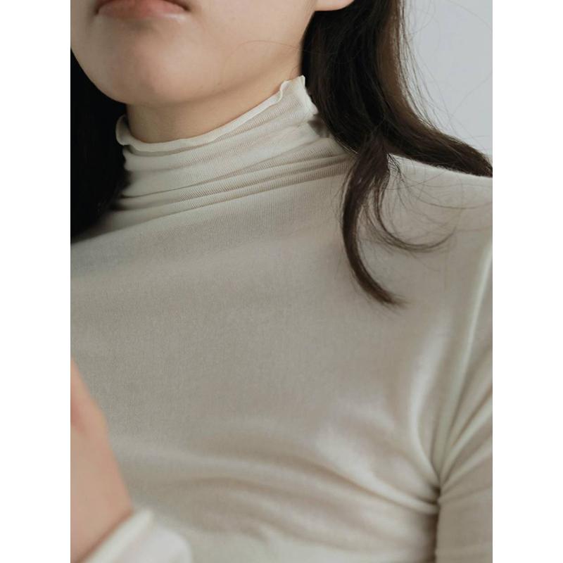 anuke（アンヌーク） 土日も即日発送/anuke Cashmeresilk Turtle Tops
