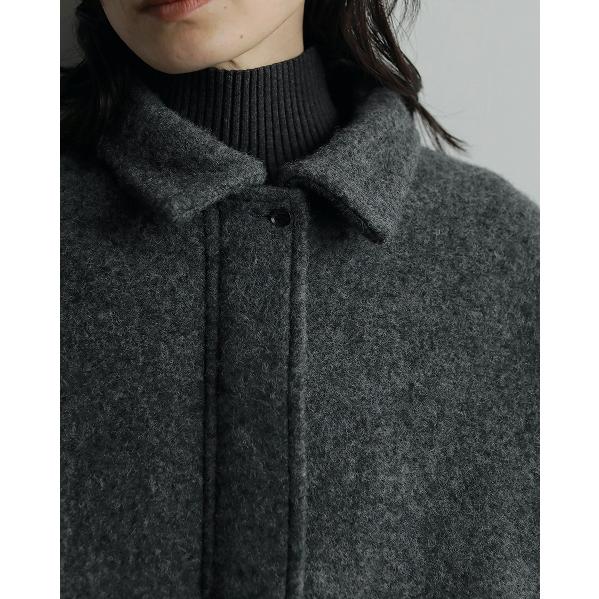 anuke アンヌーク Sliver Zip Blouzon ブラウン 36 Sliver Zip Blouzon