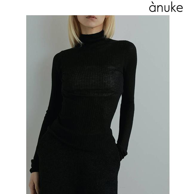 anuke（アンヌーク） ＼SALE60%OFF／即日発送/anuke Soft Rib Turtle