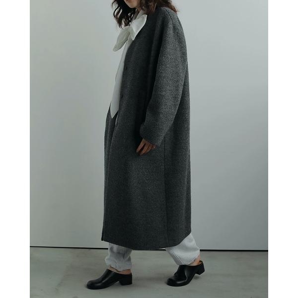 ジャケット・アウター collarless cocoon jacket ノーカラーコクーンジャケット(ノーカラージャケット) | a.v.v