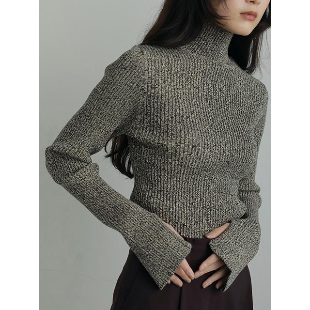 anuke（アンヌーク） 即日発送/anuke Slit Turtle Knit 62520530