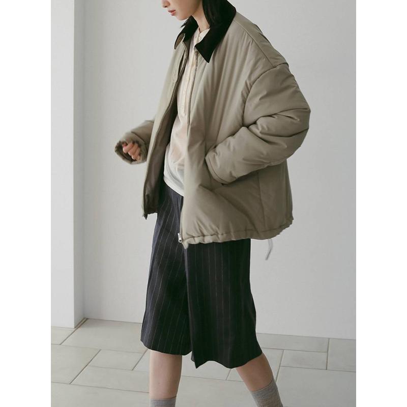 anuke（アンヌーク） 【SOLD OUT】anuke Velour Collar Blouzon