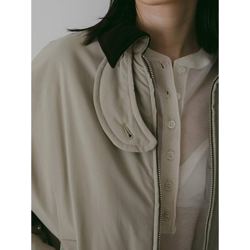 anuke（アンヌーク） 【SOLD OUT】anuke Velour Collar Blouzon