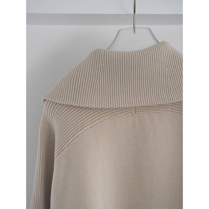 anuke（アンヌーク） 即日発送/anuke Zip Rib Knit 62610504 26SS 2026