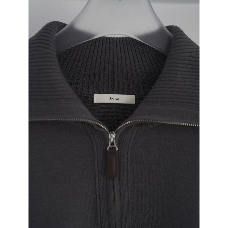 anuke（アンヌーク） 即日発送/anuke Zip Rib Knit 62610504 26SS 2026