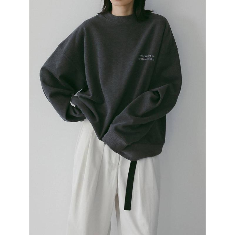 anuke（アンヌーク） 土日も即日発送/anuke Embroidery Logo Sweat