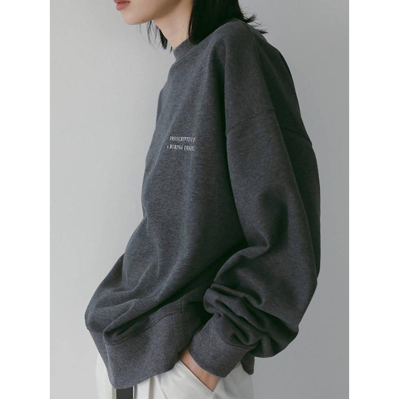 anuke（アンヌーク） 土日も即日発送/anuke Embroidery Logo Sweat