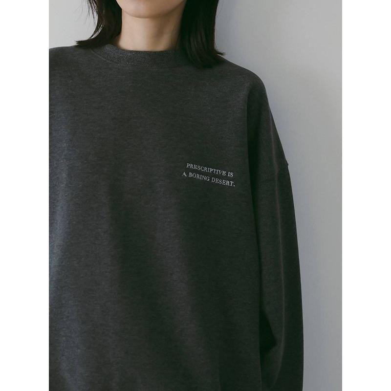 anuke（アンヌーク） 土日も即日発送/anuke Embroidery Logo Sweat