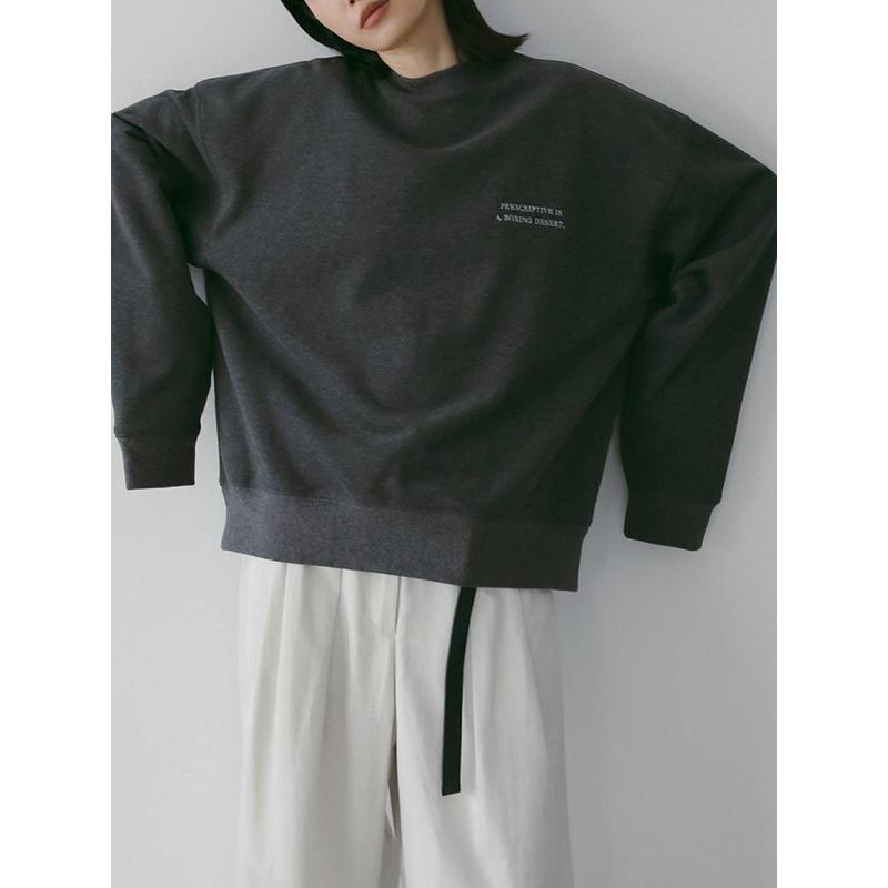 anuke（アンヌーク） 土日も即日発送/anuke Embroidery Logo Sweat