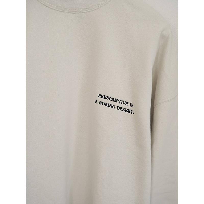 anuke（アンヌーク） 土日も即日発送/anuke Embroidery Logo Sweat
