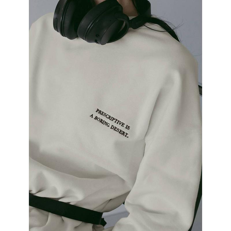 anuke（アンヌーク） 土日も即日発送/anuke Embroidery Logo Sweat