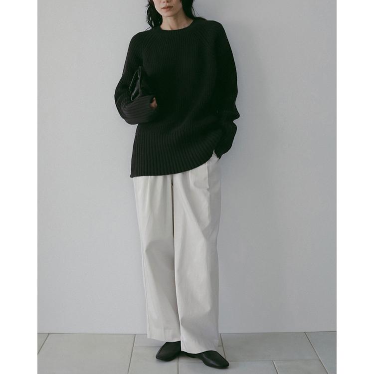 予約商品/anuke アンヌーク Twill Loose Pants 62610708 6月上〜7月上入荷予定 26SS 2026春夏 キャンセル返品不可の画像