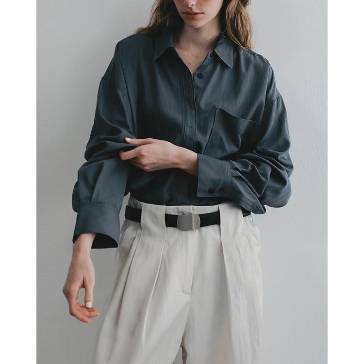 予約商品/anuke アンヌーク Twill Loose Pants 62610708 6月上〜7月上入荷予定 26SS 2026春夏 キャンセル返品不可の画像
