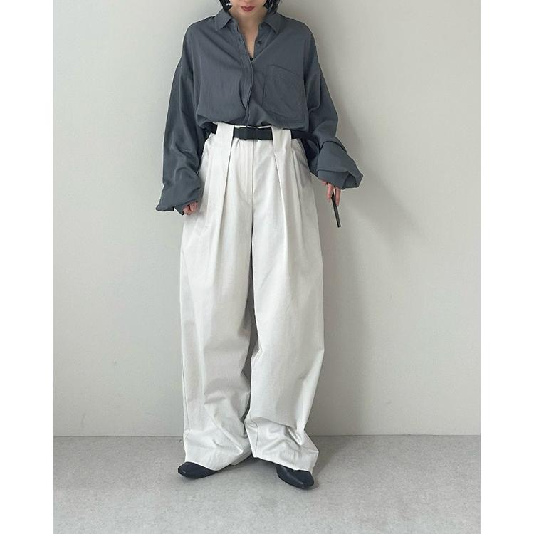 anuke（アンヌーク） 予約商品/anuke Twill Loose Pants 62610708 6月