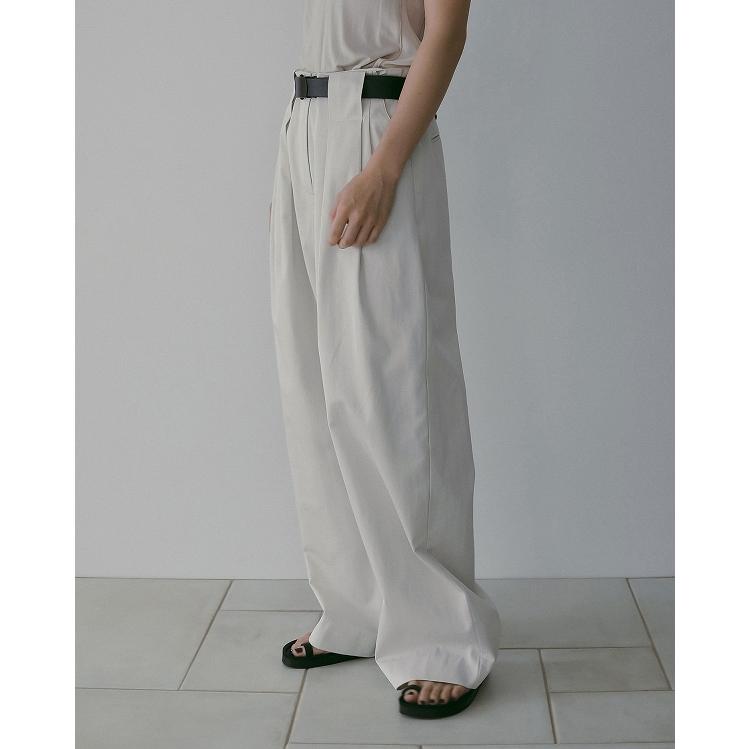予約商品/anuke アンヌーク Twill Loose Pants 62610708 6月上〜7月上入荷予定 26SS 2026春夏 キャンセル返品不可の画像