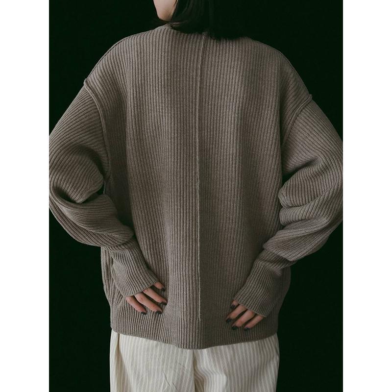 anuke（アンヌーク） 即日発送/anuke Slit Rib Knit 62610523 26SS