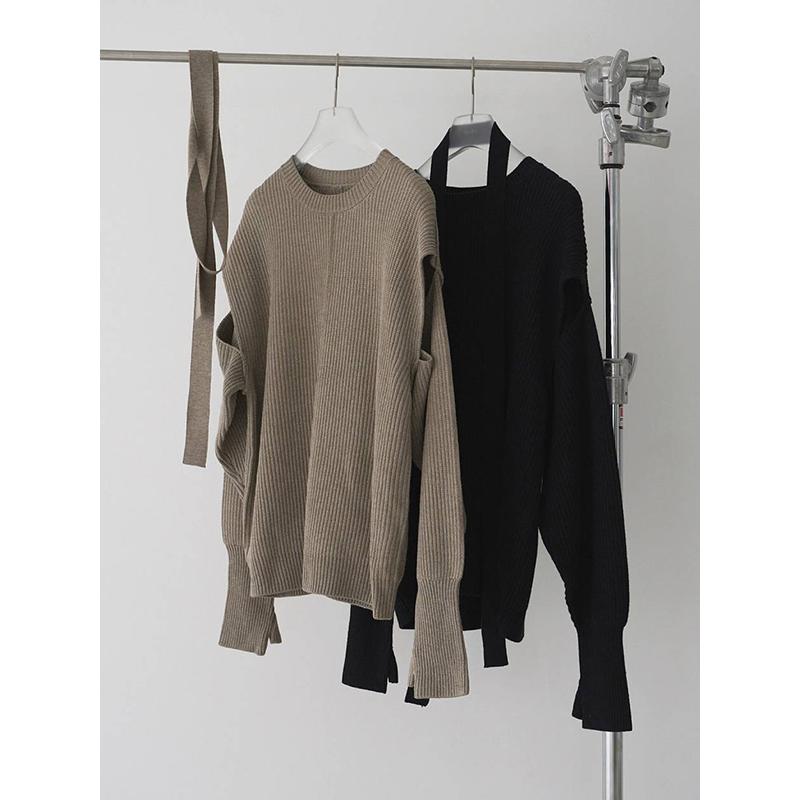 anuke（アンヌーク） 即日発送/anuke Slit Rib Knit 62610523 26SS
