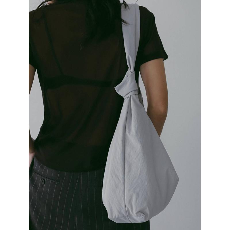 anuke（アンヌーク） 即日発送/anuke Knot Nylon Bag 62611021 26SS