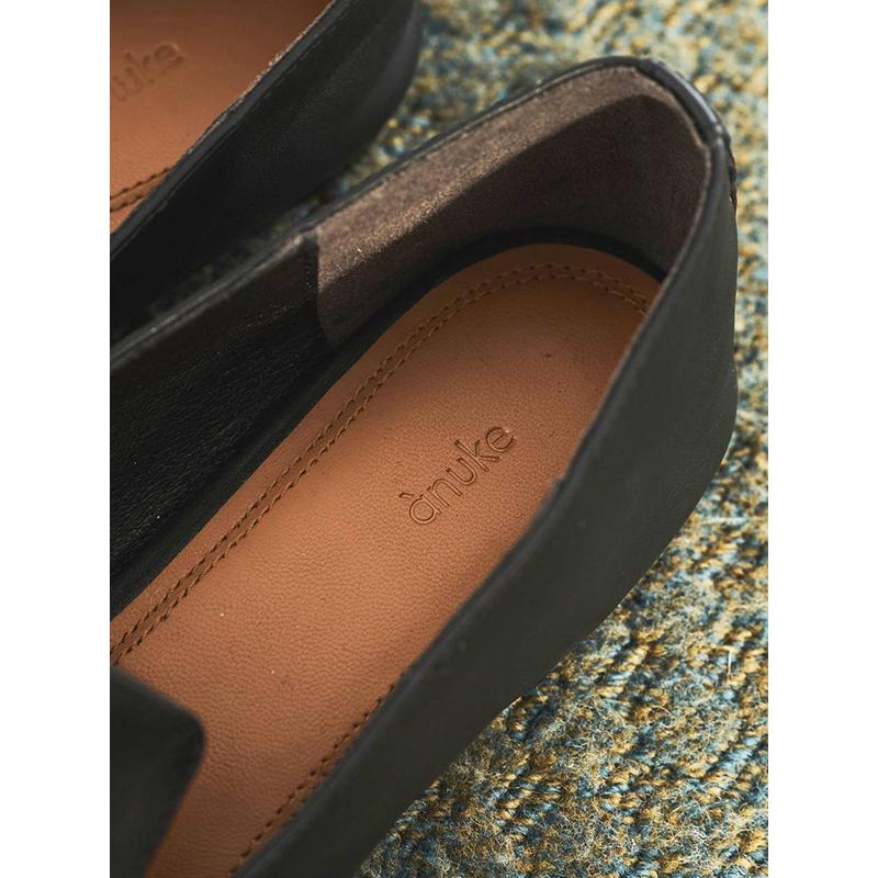 anuke（アンヌーク） 即日発送/anuke Ecoleather Flat Loafers