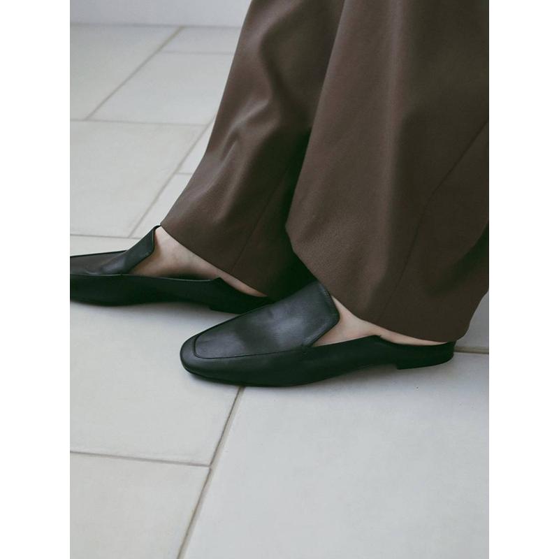 anuke（アンヌーク） 即日発送/anuke Ecoleather Flat Loafers