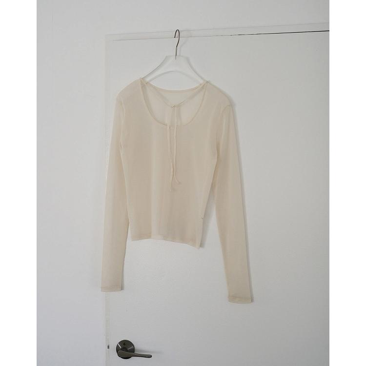 anuke（アンヌーク） 即日発送/anuke 2way Sheer Tops 62520609 26SS
