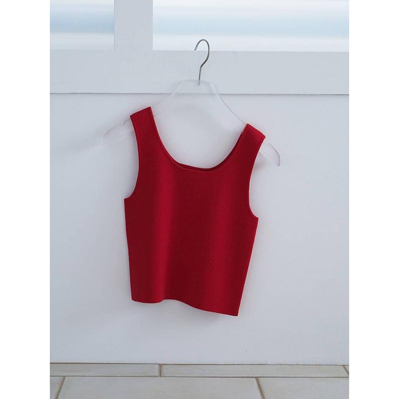 anuke（アンヌーク） 土日も即日発送/anuke Short Knit Tanktop