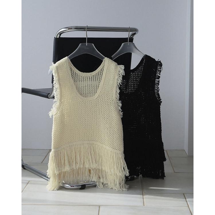 anuke（アンヌーク） ＼SALE30%OFF／土日も即日発送/anuke Fringe Knit