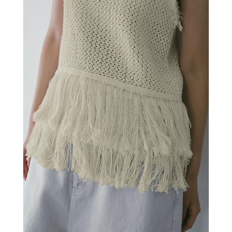anuke（アンヌーク） ＼SALE30%OFF／土日も即日発送/anuke Fringe Knit