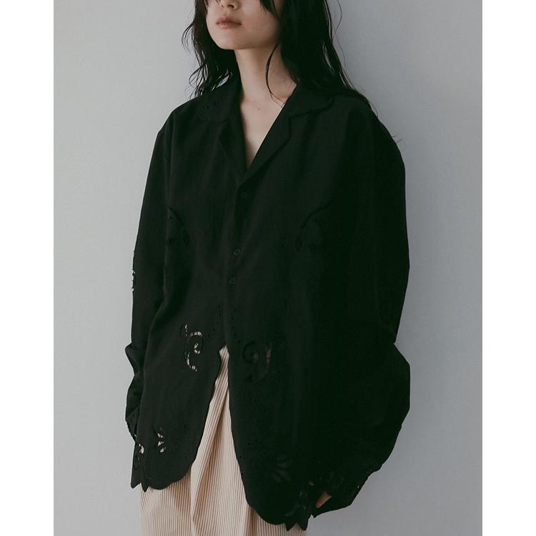 anuke（アンヌーク） 予約商品/anuke Cutwork Opencollar Shirts