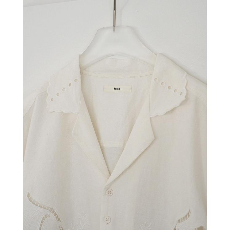 anuke（アンヌーク） 予約商品/anuke Cutwork Opencollar Shirts