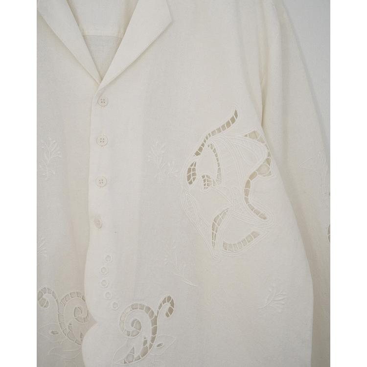 anuke（アンヌーク） 予約商品/anuke Cutwork Opencollar Shirts